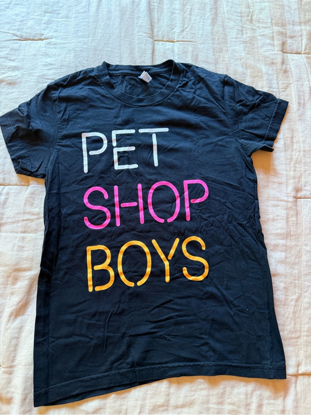 Pet Shop Boys 2006 Tour Tee Shirt Fundamental L Like new
